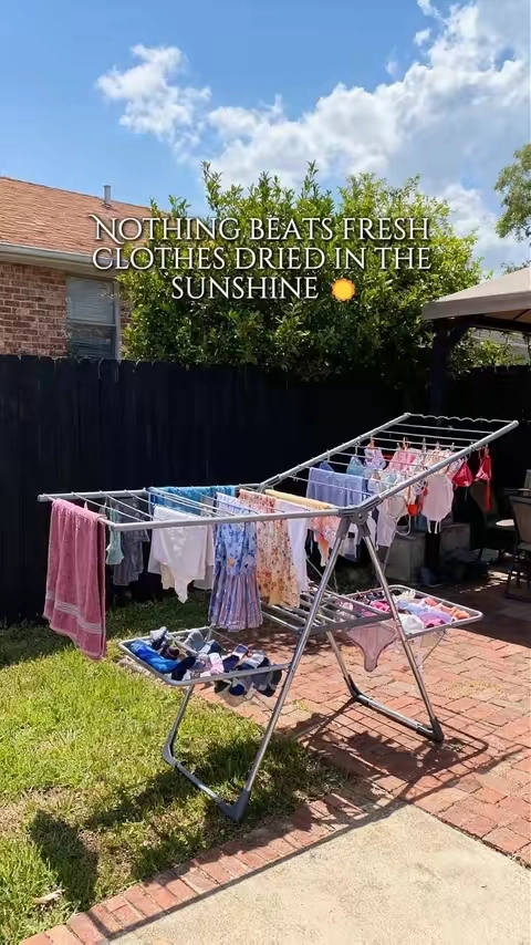 Stop Using a Dryer for Your Clothes ❌ Try This Instead#tiktokshop #laundryhack #dryingrack #homeessential #tiktokshopsummersale 