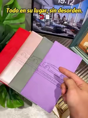 El producto perfecto para organizar la información de tu auto. 💗💜 #organizadoresdeauto #tiktokshop #accesoriosparaauto #productosparaauto #tiktokshopping