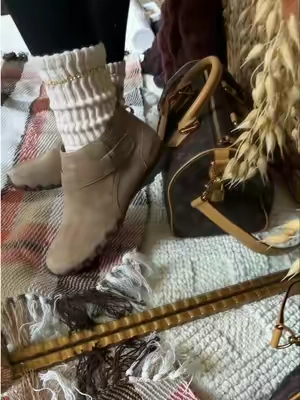Skechers Bikers Lite Suede Side-Zip Booties @QVC, Inc  #skechers #boots #shoesforwomen 