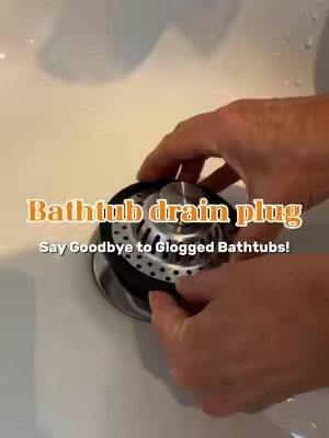 One Press Solves Everything #videowave #BathroomGadget #SinkStopper #DrainPlug  #AntiClog               