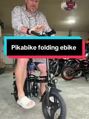 @PikaBike LLC folding ebike #ebike #bikelife #foldingbike #tiktokshopcreatorpicks #tiktokshopsummersale 