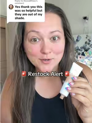 Replying to @AlyssaBFoxy  Tarte BB Blur was just restocked in all the shades!  #tarte #foundation #tintedsunscreen #tintedmoisturizer #ad