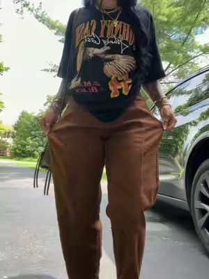 This is the color caramel in a size small but I could’ve sized down for sure. I’m 5’3 & 133 lbs. 