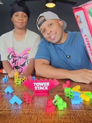 towerstack be the last one standing and you win! #boardgames #familygame #viralgame #funtimes #fyp 