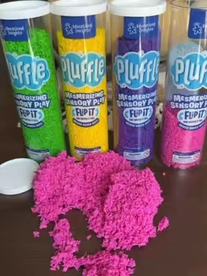 Pluffle is such a great slime alternative #pluffle #sensoryplay #tiktokshopsummersale #playfoampluffle 