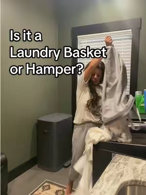 Love this laundry hamper, but also proof of why I’m not a vlogger 🤣 #laundry #laundryhack #laundryhamper 