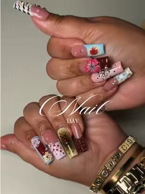 Nail Day with @Nailphoria 💅🏽 #nailday #pressonnails #pressons 