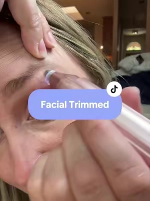 Facial hair trimmer to save time and energy #facialtrimmer #hairtrimmer #eyebrows #chinhair #nosehair 