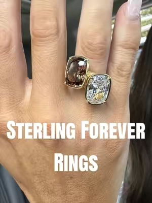 The most GORGEOUS rings! @Sterling Forever #ring #statementring #statementjewelry #jewelryfinds #giftsforher 