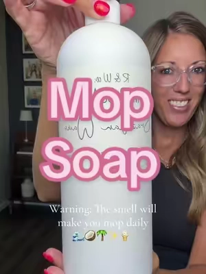 Just can’t get enough 😍 #mopsoap #cleaningtiktok #cleaningmotivation #cleanfloors #mopping 