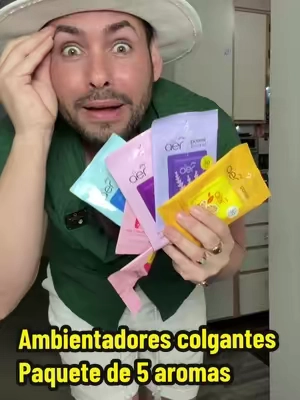 Respuesta a @Chayito Pérez🐥🐍❤️💫🕊️🦋 Ambientadores colgantes para  espacios pequeños Godrej Aer Power Pocket – Paquete de 5 aromas!!! #ambientadores #powerpocket #airfreshener #tiktokshopsummersale 