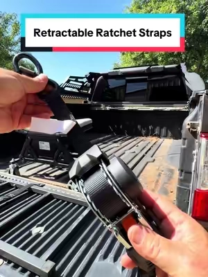 The easiest way to secure any load in your truck bed!!! #ratchetstrap #secureload #tiedown #vevor #retractablestraps @VEVOR Outdoor Store @Haidee_Collab @VEVOR Automotive Store 