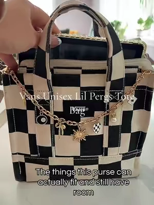 It really does fit so much @vans #vans #vansminitote #purse #everydaybag #tiktokshopcreatorpicks 