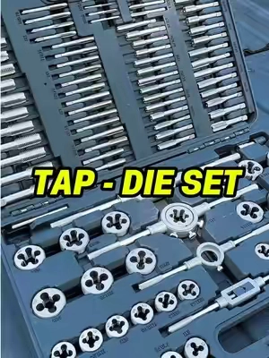 Vevor 110 piece Tap and Die set covers most all your needs. #tap #die #toolset #musthavetools 