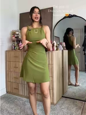 Literally need some more colors 😍#tiktokshopcreatorpicks #dealsforyoudays #summerwins #summerdresses #minidress 