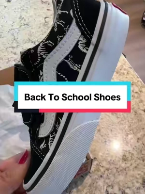 Vans has you covered with awesome kids shoes for back to school. They are Velcro so my little dude can put them on himself! #backtoschoolshoes #kidsvans #vansshoes #toddlershoes #tiktokshopcreatorpicks 
