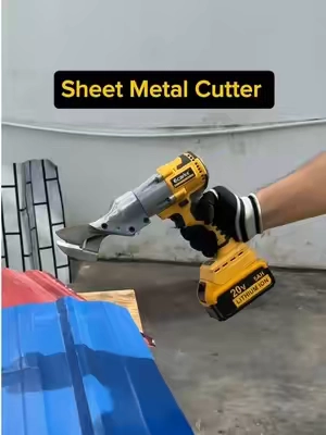 Cordless Sheet Metal Cutter-Compatible with Your Dewalt 20V Batteries.✂️🔋 Check The Orange Cart Below.🎁#ecarke #cordless #sheetmetalcutter #metalshears #dewalt 