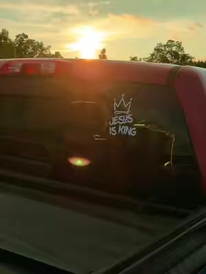 Jesus is King (Crown) – Christian Faith Car Decal Sticker and God is Greater Than The Ups and Downs - Car Decal Vinyl Bumper Sticker #tiktokshopcreatorpicks #christiantiktok #tiktokshopsummersale  #jesusisking 