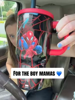 Boy moms…have you seen this new Spiderman tumbler!? 😍 #boymom #boymama #spiderman #tumbler #tumblerforkids @zak designs 