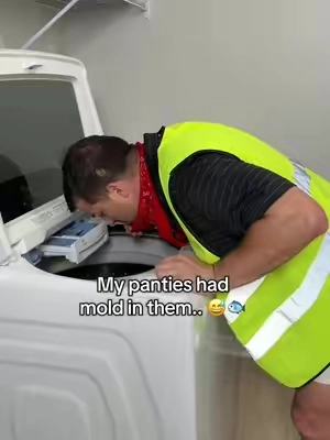 This is what she needed to help take care of the root issue #washingmachinecleaner #washermachine 