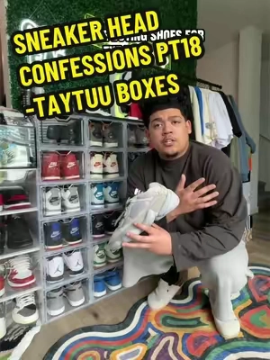 Done buying shoes for the year, but won’t stop the displaying method.. 🤷‍♂️👟 #dropfrontshoeboxes #sneakerdisplay #sneakerorganization #sneakerhead 