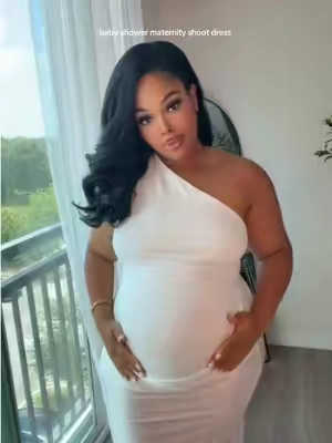 😇 #babyshowerdress #maternityshoot #oysdress #pregnancytiktok #expectingmom