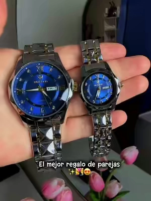 Set de dos hermosos reloj para tii y tu enamorada está bellísimo y trae para ajustar.✨🥰#reloj#parejas#detalles_que_enamoran#enamorados#tiktokshopcreatorpicks 