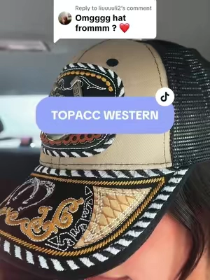 Replying to @liuuuuli2 cutest hat ever 🤠 and the amount of styles they have> #hatinspo #baseballcapstyle #westernwear #westernfashion #countrygirlforlife 