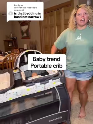Replying to @user7366257189185 #babytrend #portablecrib #bassinet #changingtable #tiktokshopsummersale 