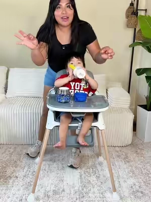 Silla de comer para tu bebé 5 en 1. #highchair #babyessentials #silladecomerbebes #babyshower #tiktokshopcreatorpicks  @JOYMOR BRAVO