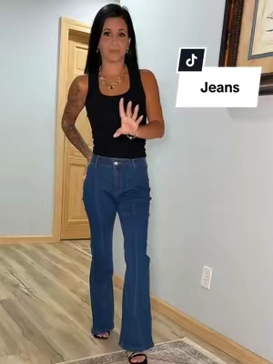 Such comfortable and good quality jeans!  #jeans #denimjeans #affordablejeans #tiktokshopsummersale 