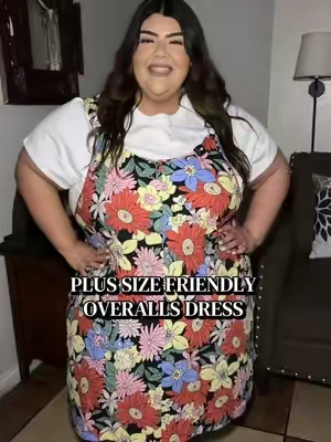 I’m OBSESSED! Thank you @BloomChic for making AMAZING quality and gorgeous  plus size clothes for us 🫶🏽💛#plussize #plussizefriendly #overalls #ootdfashion 