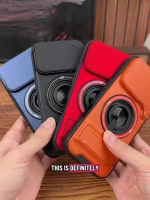 iPhone 17, 16, 15, 14, and 13 Pro Max Case. Case with a 360° rotating magnetic ring, MagSafe compatible, sliding camera cover, foldable stand, and military-grade drop protection. #tiktokshopjumpstartsale #TikTokMadeMeBuyIt #spotlightfinds#protectyourphone 