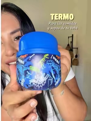 El termo para llevar las comidas de tu hijo, mantiene las comidas calientes por 6 horas y las frías por 12. #babyfood #kidsfood #momtips #babyessentials #tiktokshopsummersale  @BOBIKE STORE 