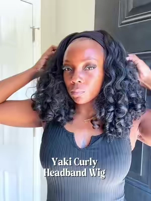 #wig #headbandwig #yaki #protectivestyles #lushhautewig @Lush Haute 
