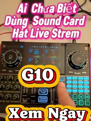 Cách dùng sound card hát live tream, thu âm vô điện thoại. #soundcardhatlivestream#soundcardg10#hatlivestream#hatthuam#minhnguyen 