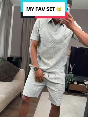 I’m 5’11, wearing a medium  #shorts #summerset #twopieceset #menwear #tiktokshop 
