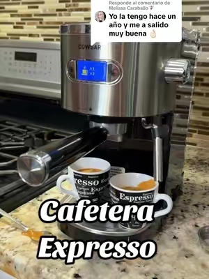 Respuesta a @Melissa Caraballo🧚🏻‍♀️  Cafetera espresso PREMIUM COWSAR de 20 bares #cafecito #cafeteria #cafe #summerwins #dealsforyoudays 