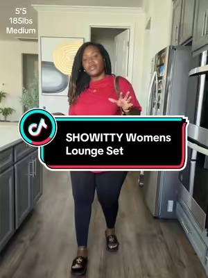 I bought this thinking it’d just be a comfy lounge set… now it’s one of my favorites for errands too. 😭 The top is buttery soft, the leggings aren’t see-through, and together they make getting dressed effortless. If you love looking put together without trying, this two-piece set is worth it. Linked below #tiktokshopcreatorpicks #tiktoksummersale #loungeset #stretchy #showitty 
