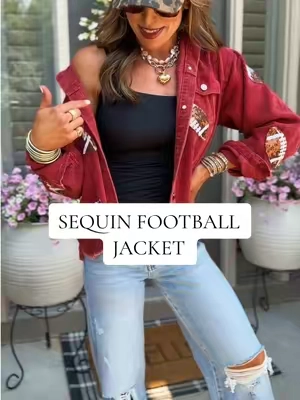 #jacket #footballseason #womensfashion #FallFashion #fashiontiktok 