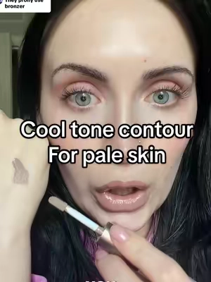 Replying to @ari.xx most cool tone contours in the u.s still warm up on very pale skin and look like a bronzer. Very few have worked for me unless I self tan!! However Judydoll cool tone contours always get me right! #cooltonedmakeup #cooltonecontour #contourtutorial #judydollcontour 