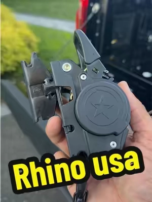 These round USA integrated straps that bolt rate to the Ford are a must have for Ford F150 owners #RhinoUSA #RatchetStrap #MustHave #TikTokFinds
