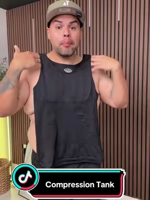 This Compression Tank hides all your insecurities #compressionshirt #menswear #mensfashion #shapewear 