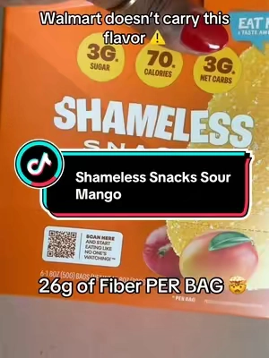 Fair warning… these are dangerously good. 😂 I went to Walmart looking for them, only to realize they don’t even carry this flavor. If you love sour candy but don’t want all the extra sugar, you need to try these. Trust me, order more than one bag because they disappear FAST. 🍬🥭 #tiktokshopcreatorpicks #tiktoksummersale #shamelesssnacks #fiber #caloriedeficit 