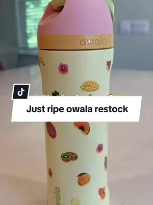 RESTOCKED AFTER MONTHS! 100% chance of selling out FAST!💨 @Owala #owala #justripeowala #owalafreesip #fruitowala #tiktokshopsummersale 