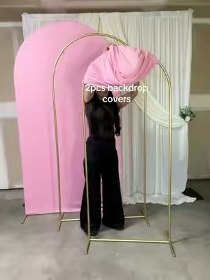 2pcs arch backdrop covers in pretty colors #backdrop #backdropdecoration #eventplanner #eventdecor #partyplanner 
