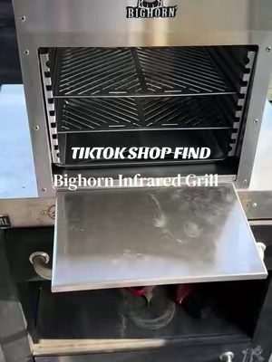 This thing was so neat! #bighorn #infraredgrill #grill #tiktokshopdeals 