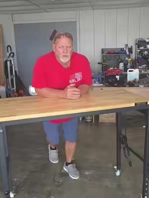 48" adjustable workbench #workbench #worktable #cart #crafting #mechanic 