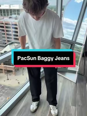 He’s 6’1 170 wearing size 32x32🤝 #pacsun #jeans #baggyfit #tiktokshopmademebuyit #baggyjeans 
