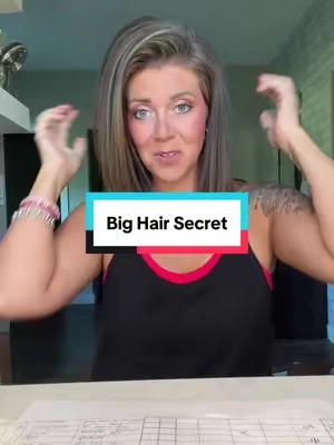 Replying to @Penny This is a cheat code to big, voluminous hair. It adds texture which creates volume and it literally lasts for days!!! Make sure to use heat protection. #bighairtutorial #hairvolume #crimper #volumizer 